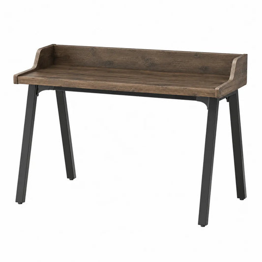 Escritorio de Madera y Metal Marrón 115x55x75 cm